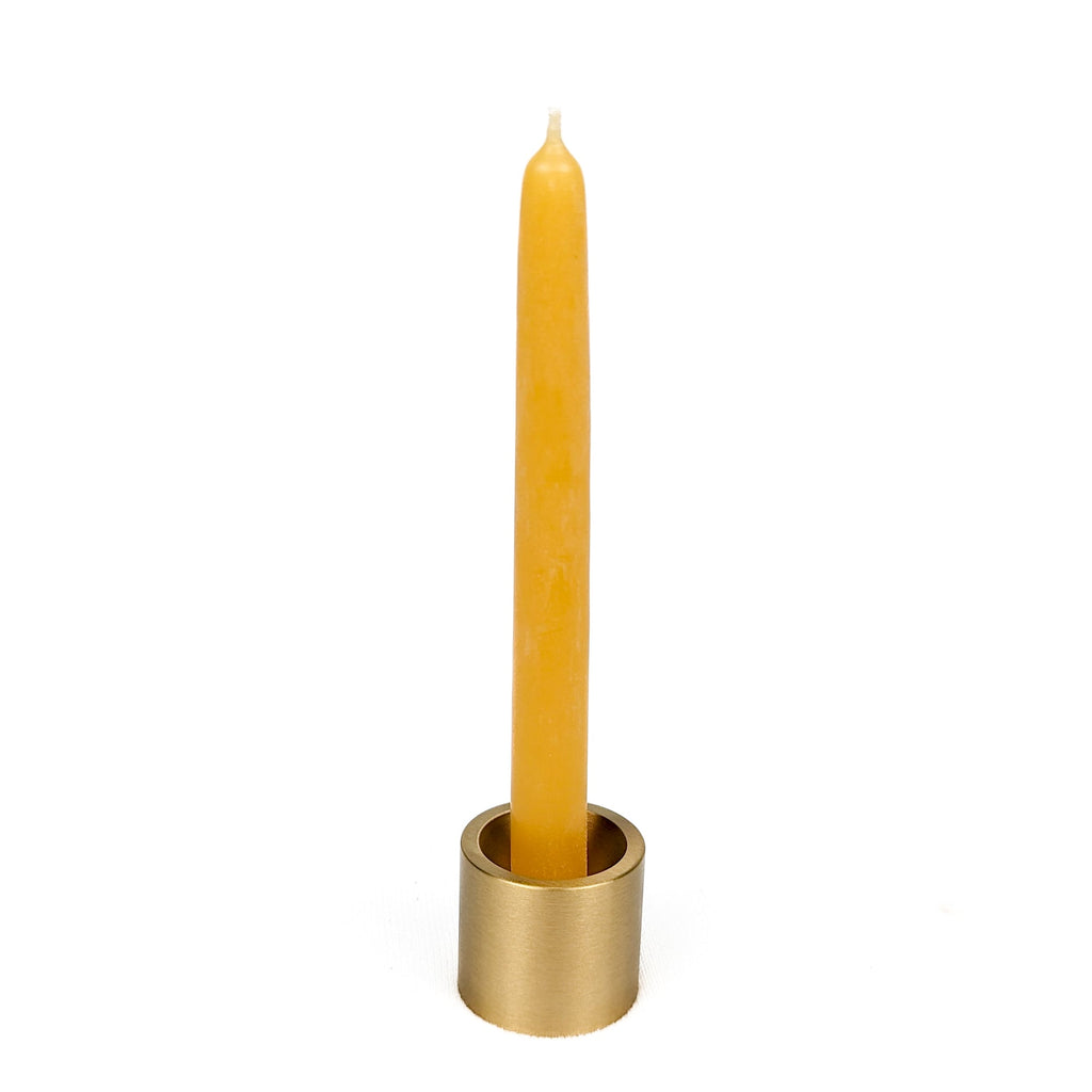 Bluecorn Candles Pure Beeswax - Ceremony & Vigil Mini Taper Candles — packaging or label