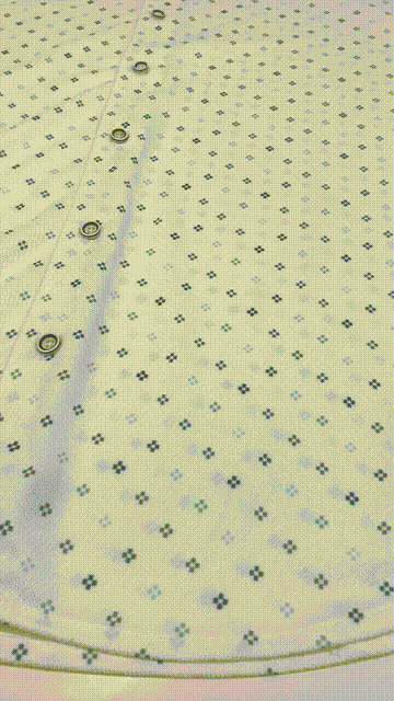 Buki Newport Ditsy Short Sleeve Tech Shirt — side view