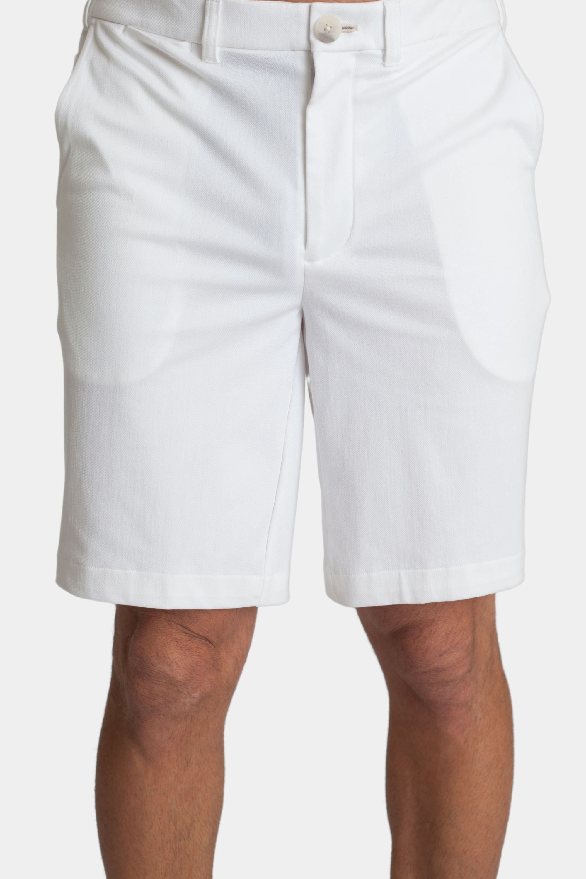 Buki Stretch Eagle Shorts - White — main product shot