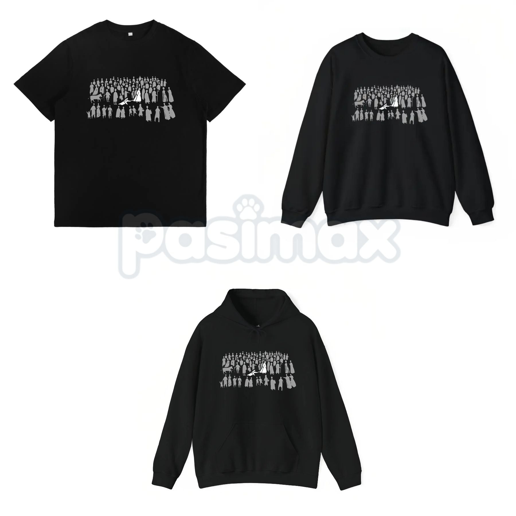 Pasimax By His Wounds Christian T-Shirt – Jesus Graphic Hoodie, Faith-Based Sweatshirt & Gospel Apparel — main product shot