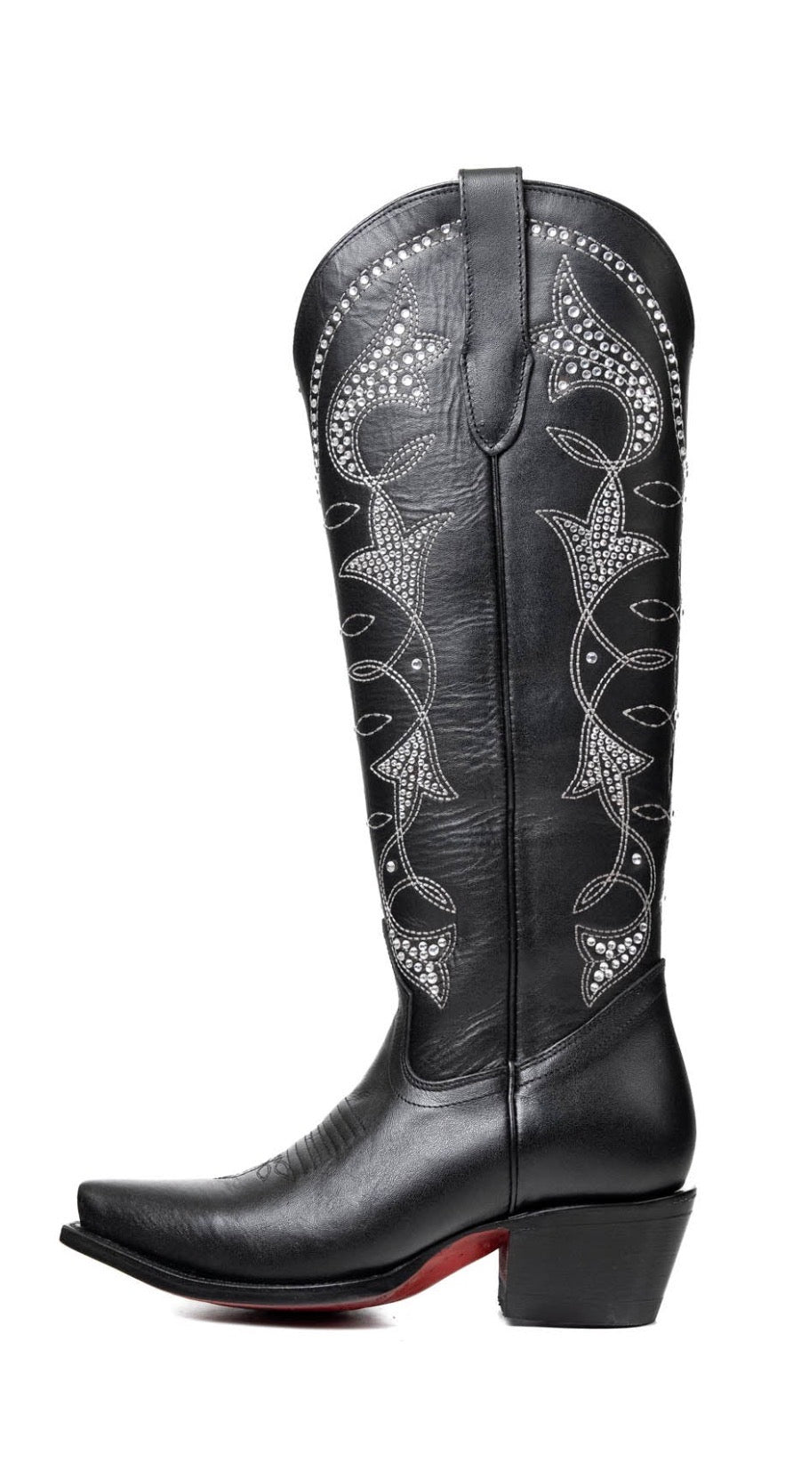 Rockem Jolene Tall Red Bottom Snip Toe Cowgirl Boot
