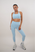 KIMITH BRAND I Am Glowing Sky Blue Quick Dry Butter Legging — main product shot