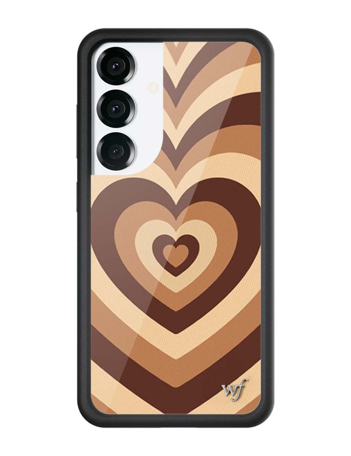 Wildflower Cases Latte Love | Mocha Samsung Galaxy Case — in-use photo
