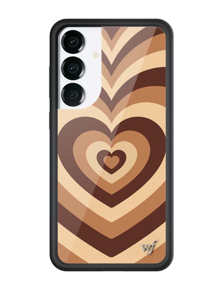 Wildflower Cases Latte Love | Mocha Samsung Galaxy Case — back view
