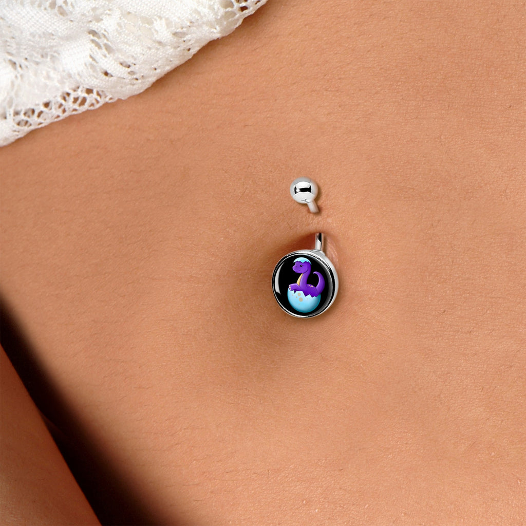 BodyCandy Baby Dinosaur Belly Ring by Onyx O — lifestyle context