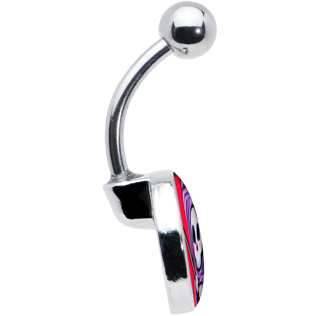 BodyCandy Grim Reaper Belly Ring by Onyx O — side view