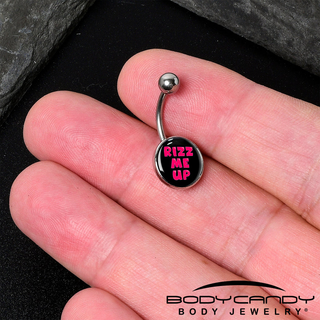 BodyCandy RIZZ ME UP Belly Ring by Onyx O — detail close-up