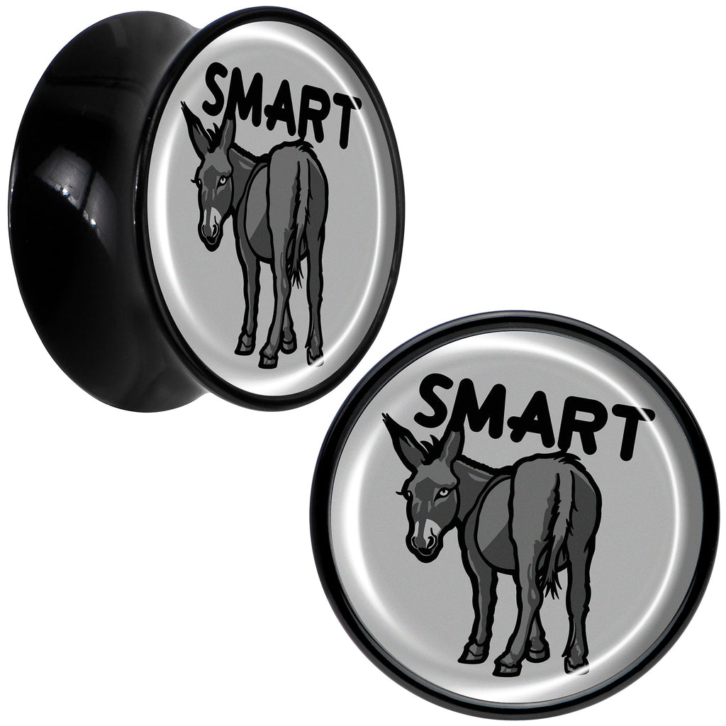 BodyCandy Donkey Smart Ass Black Acrylic Saddle Plug Set by Onyx O — packaging