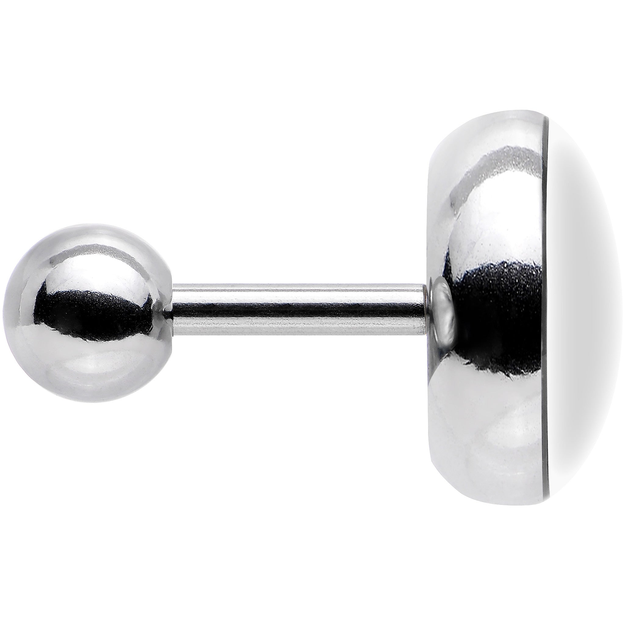 BodyCandy 16G Celestial Sun Moon Glow in the Dark Tragus Cartilage Earring — side view