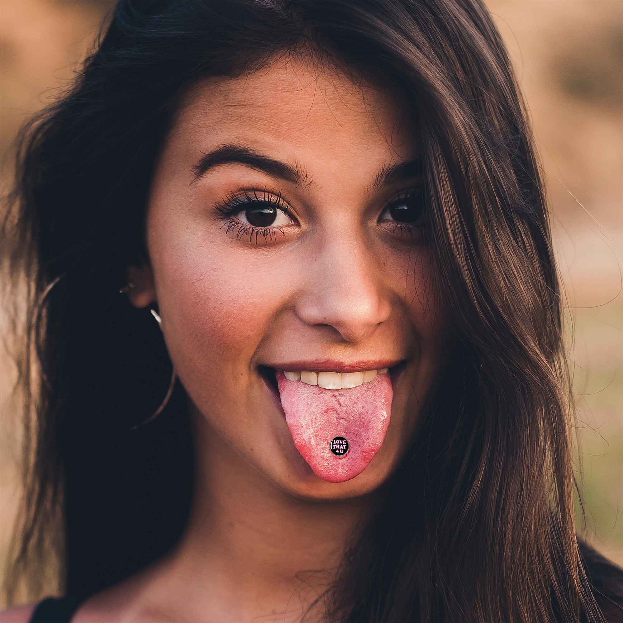 BodyCandy Love That 4 You Barbell Tongue Ring by Onyx O — lifestyle context