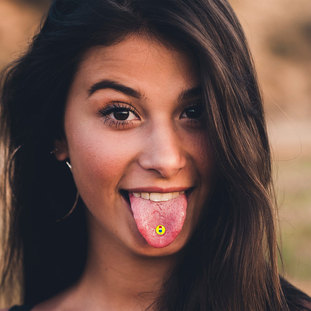 BodyCandy Popsicle Barbell Tongue Ring by Onyx O — lifestyle context