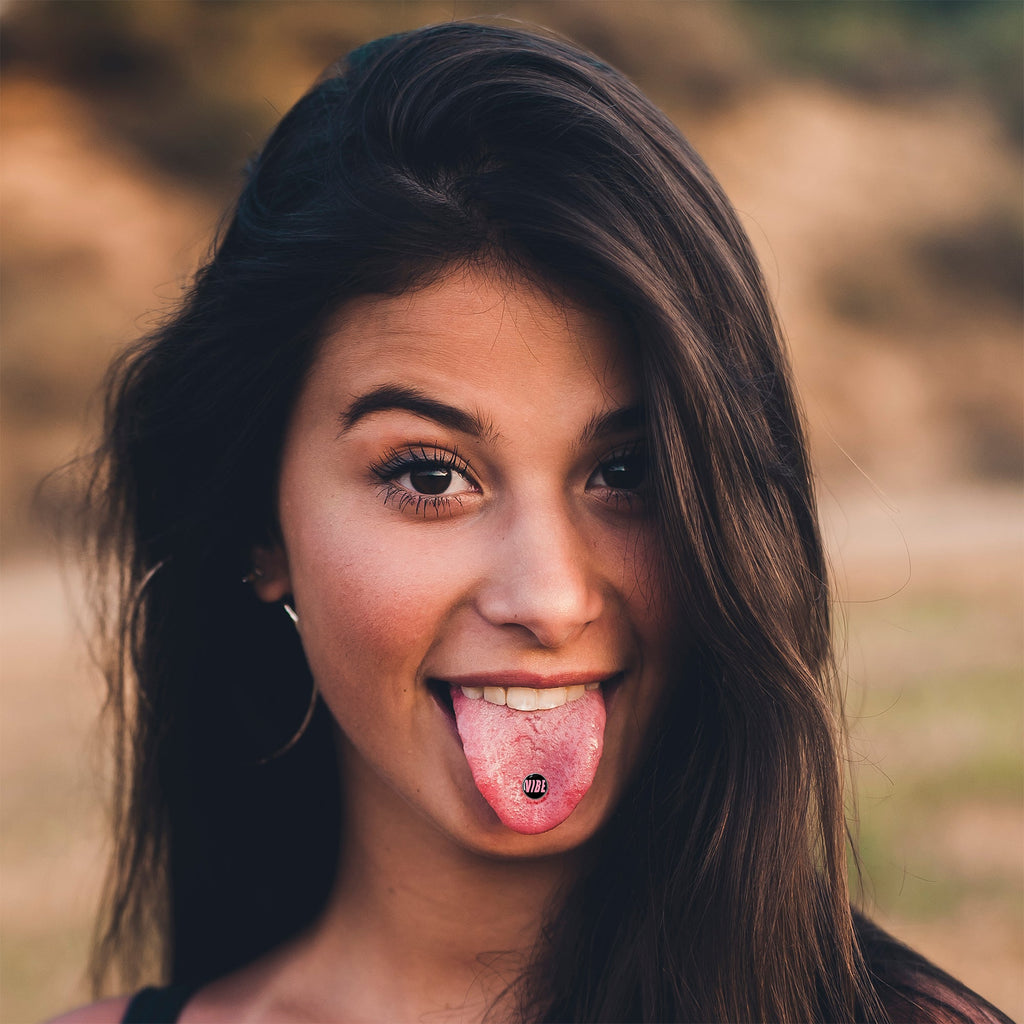 BodyCandy Vibe Barbell Tongue Ring by Onyx O — lifestyle context