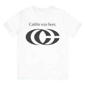 "Caitlin Was Here" T-Shirt - Caitlin Clark Fan Apparel, Western Style Meme Tee, Trendy Streetwear Gift