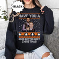 Pasimax Caleb Williams Ben Johnson Ugly Christmas Sweatshirt | Football Fan Holiday Jumper | Chicago Football Future Xmas Cre