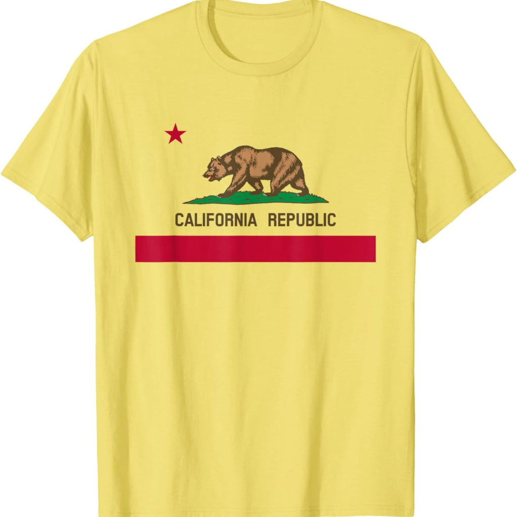 Pasimax California Republic Flag T-Shirt — main product shot