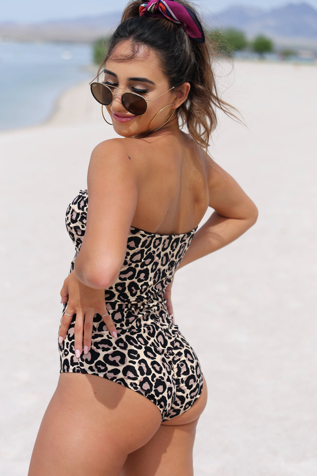 Forever Young Swimwear Cape Cod V Cut One Piece Swimsuit — size reference