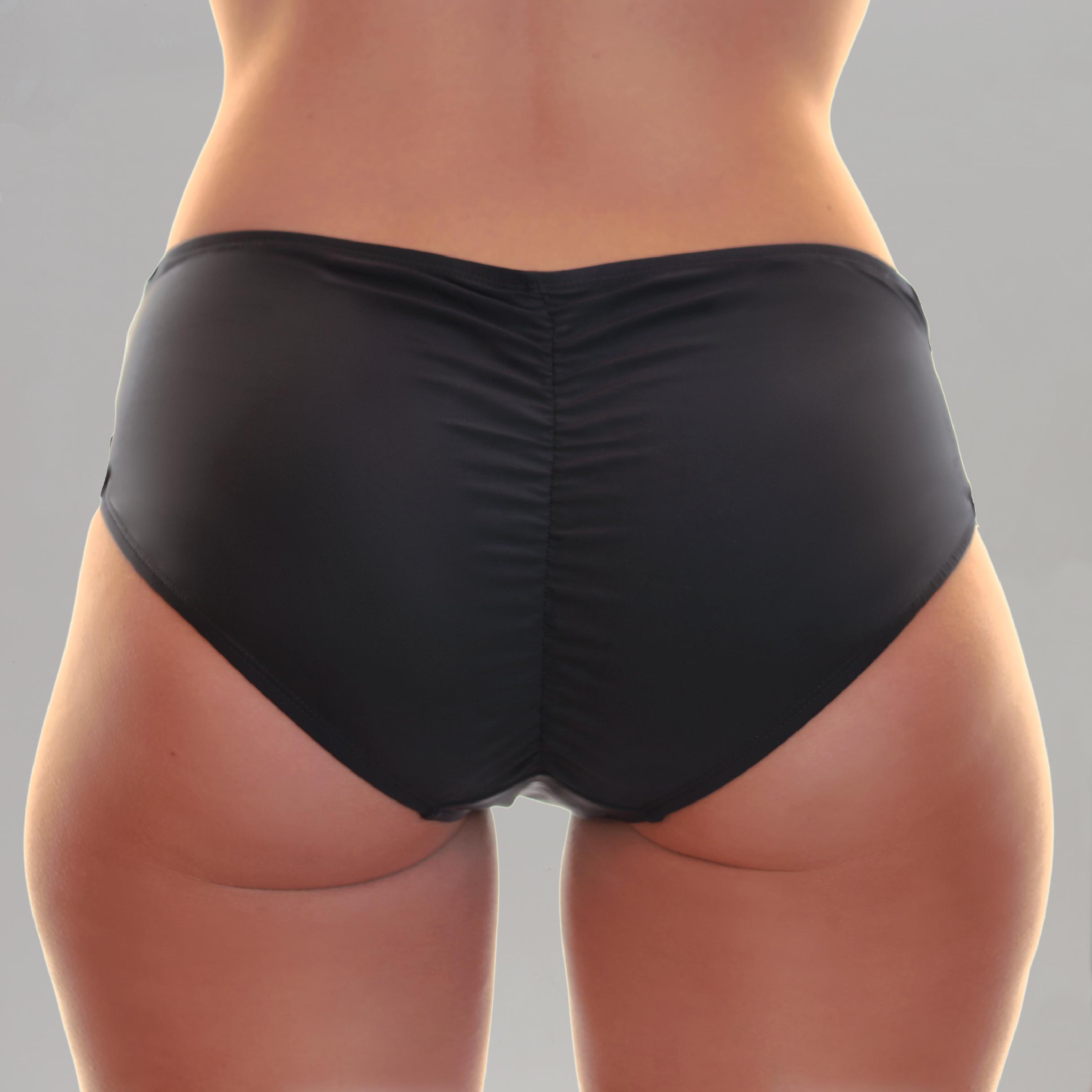 Forever Young Swimwear Forever Young Swimwear Capri Side Loop Double Rise Bikini Bottom — lifestyle worn / used context