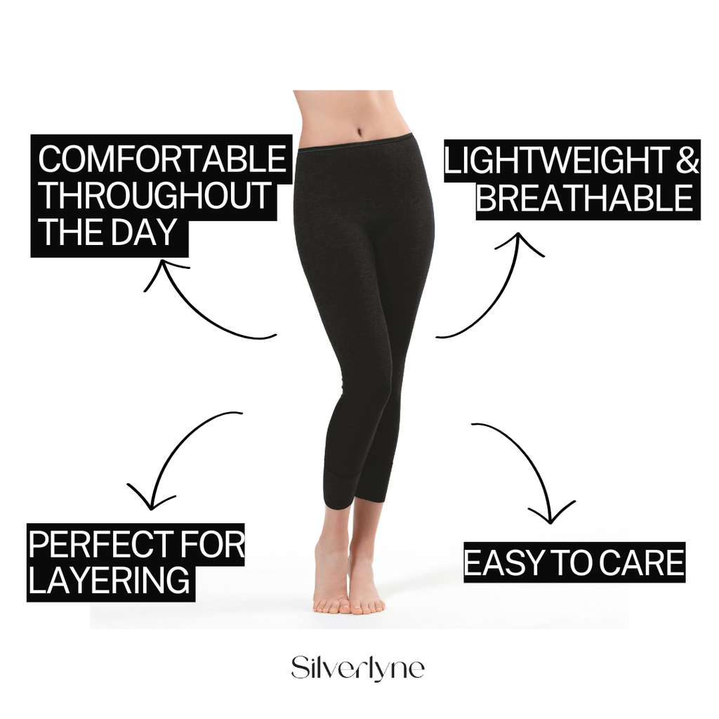 Silverlyne Cashmere and Silk | Base layer pants (Women's) — lifestyle context