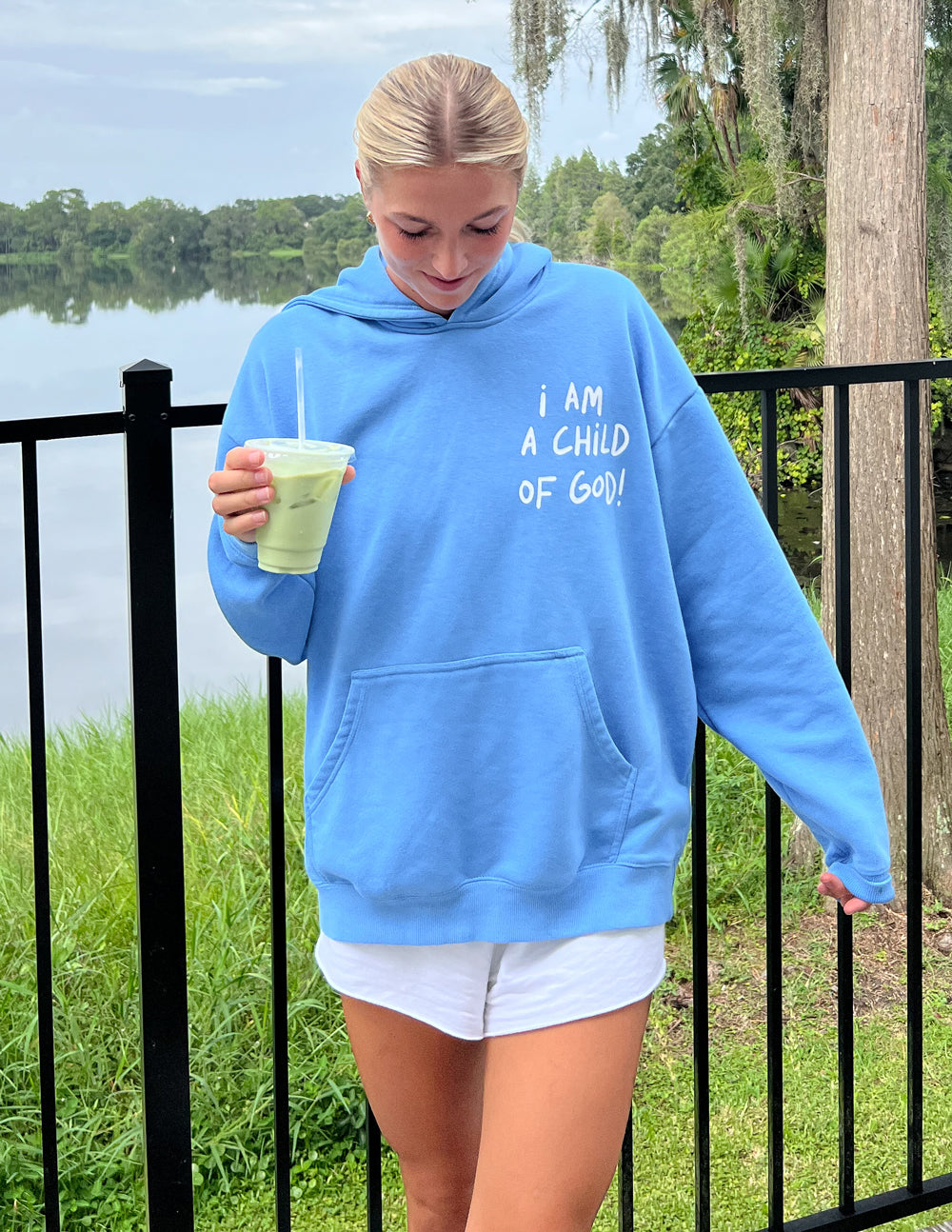 Elevated Faith Child of God Unisex Hoodie — packaging