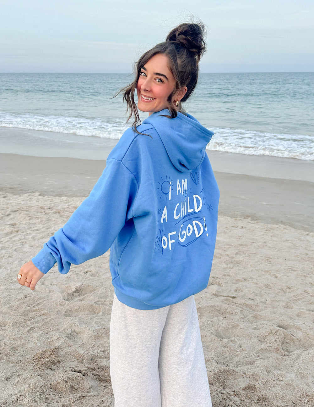 Elevated Faith Child of God Unisex Hoodie — back view