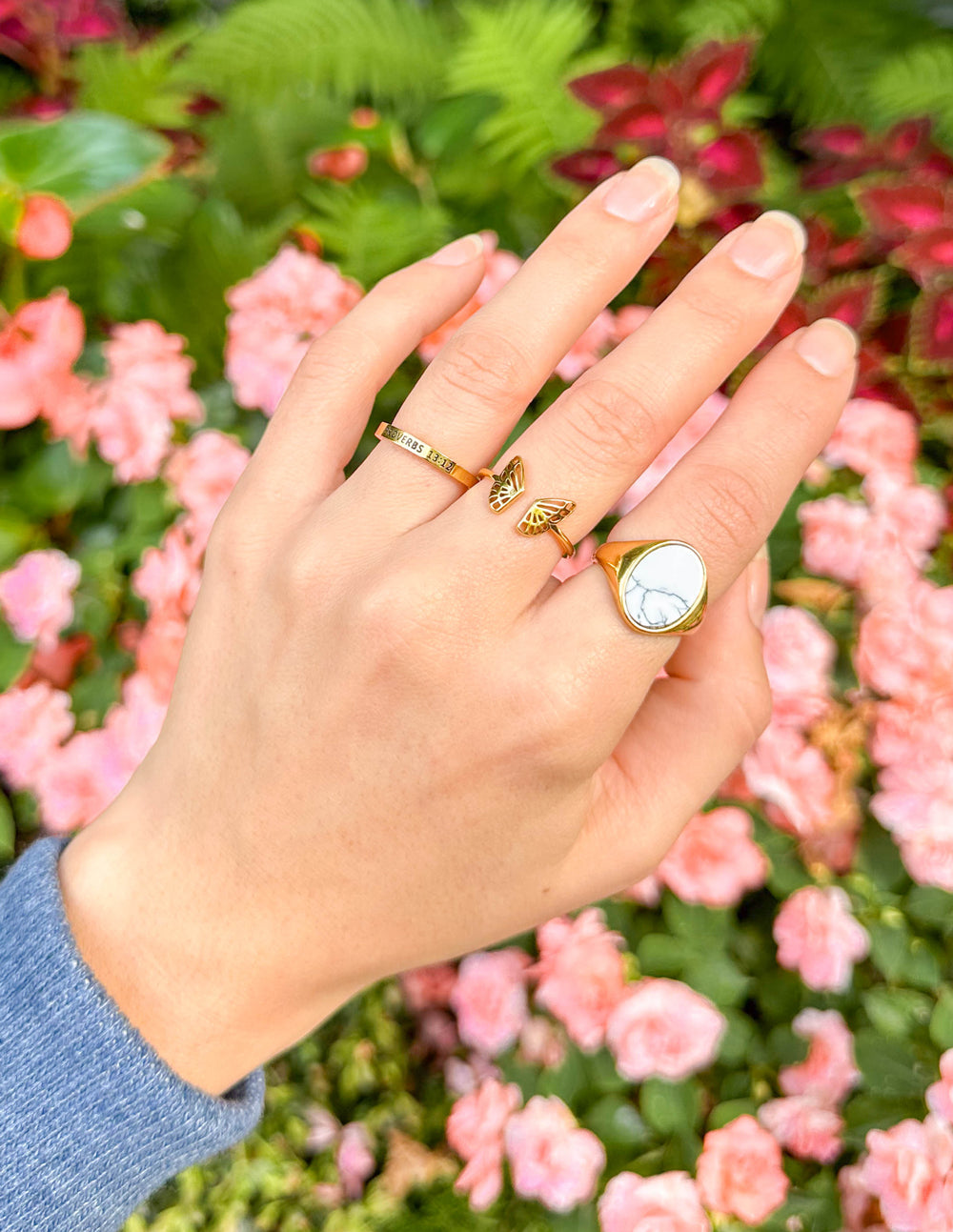 Elevated Faith Proverbs 13:12 Ring — side view