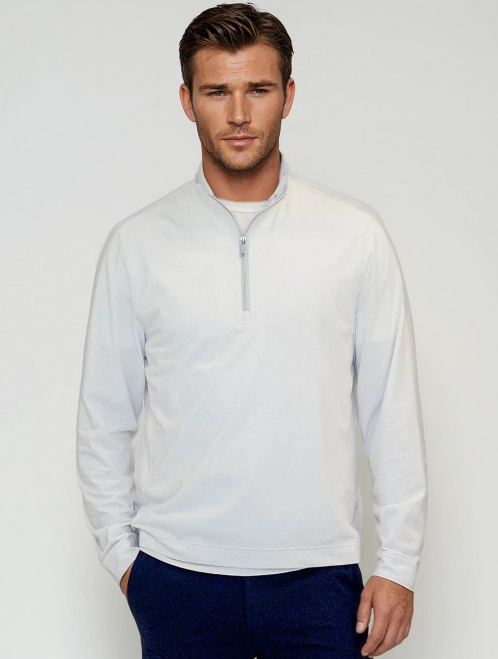 Buki Buki Cinqo Travel Half Zip 2-Pack - Navy/White — lifestyle context