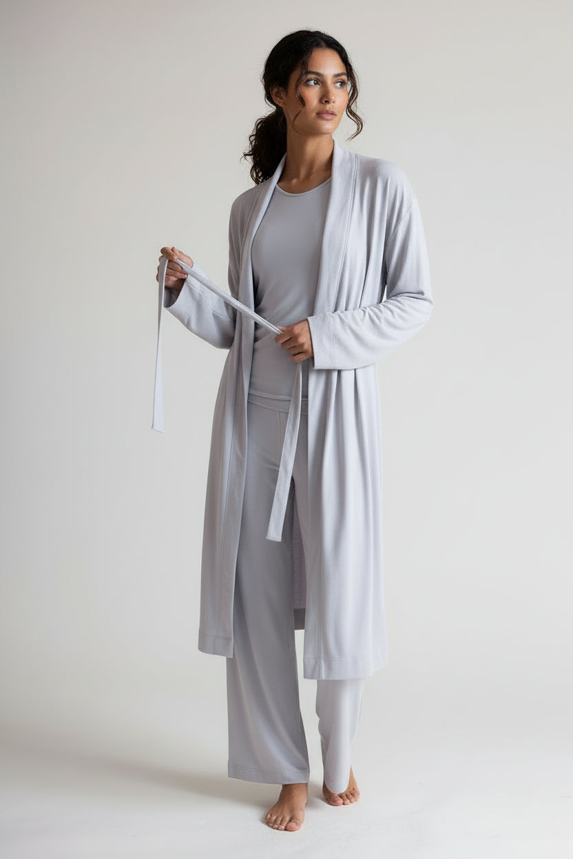 Buki Collagen Lounge Pant - Blush Pink — alternative angle