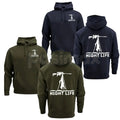 Pasimax Coyote Night Life Hunting Hoodie – Predator Hunter Graphic Pullover, Night Vision & Thermal Hunting Gear, Men’s Rugge