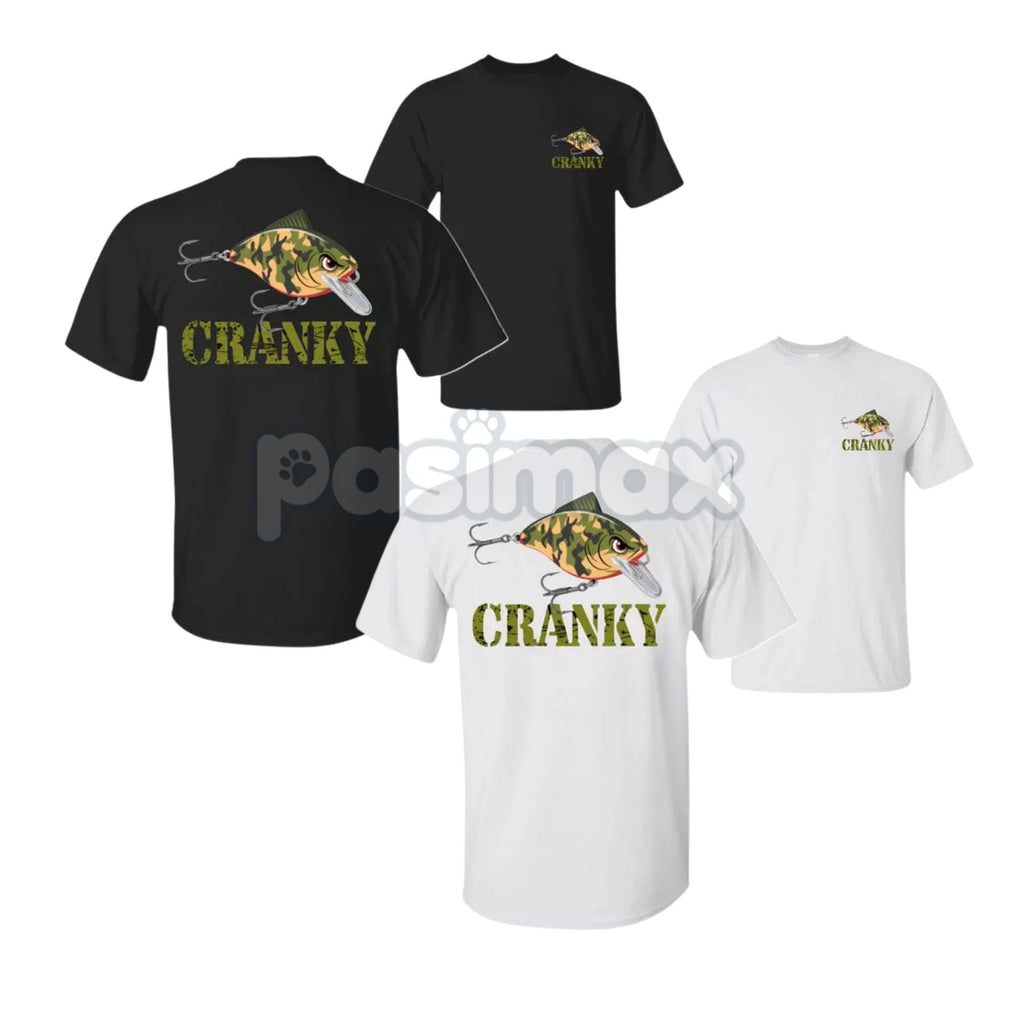 Pasimax Crankbait T-Shirt - Camo Bass Fishing Lure Graphic Tee, Angler Humor Apparel for Men, Gift for Crankbait Lovers — mai