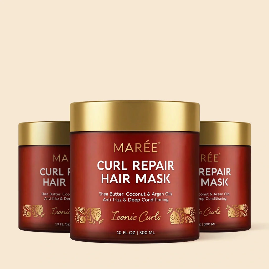 Maree Curl Repair Hair Mask — comparison shot