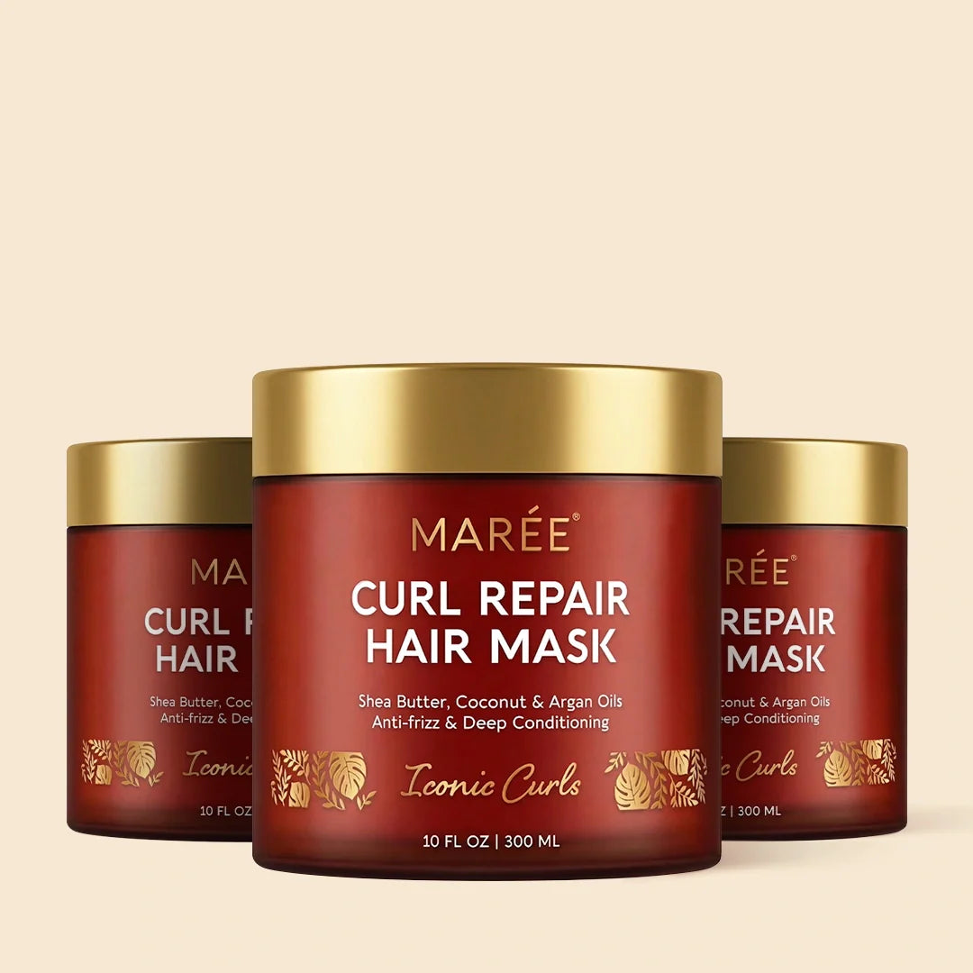 Maree Curl Repair Hair Mask — comparison shot