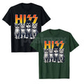 Pasimax Cute Hiss Cats Rock Kittens T-Shirt - Funny Music Cat Lovers Men Tee, Kitty Rocking Graphic Apparel, Feline Rock and 
