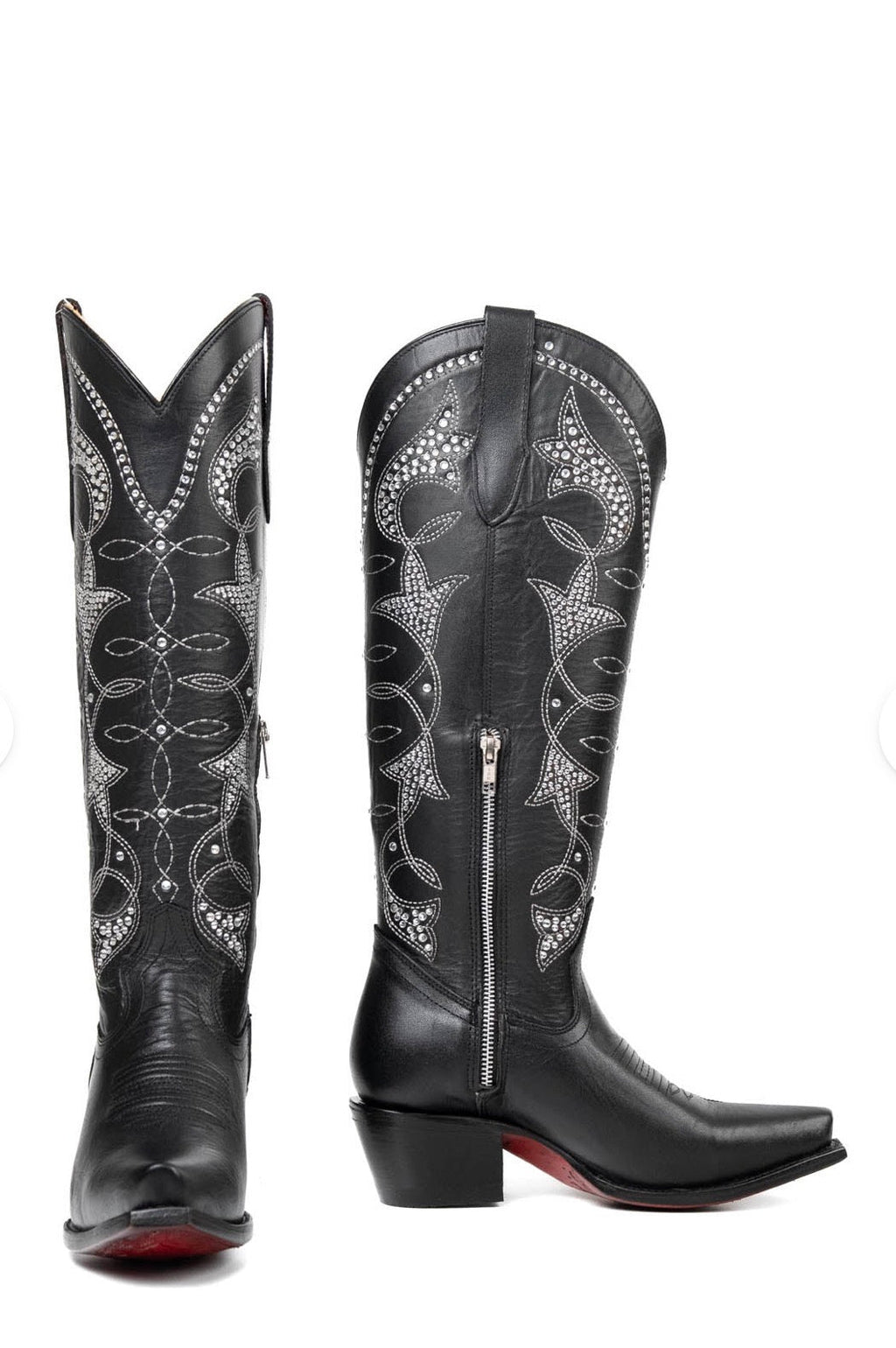 Rockem Jolene Tall Red Bottom Snip Toe Cowgirl Boot