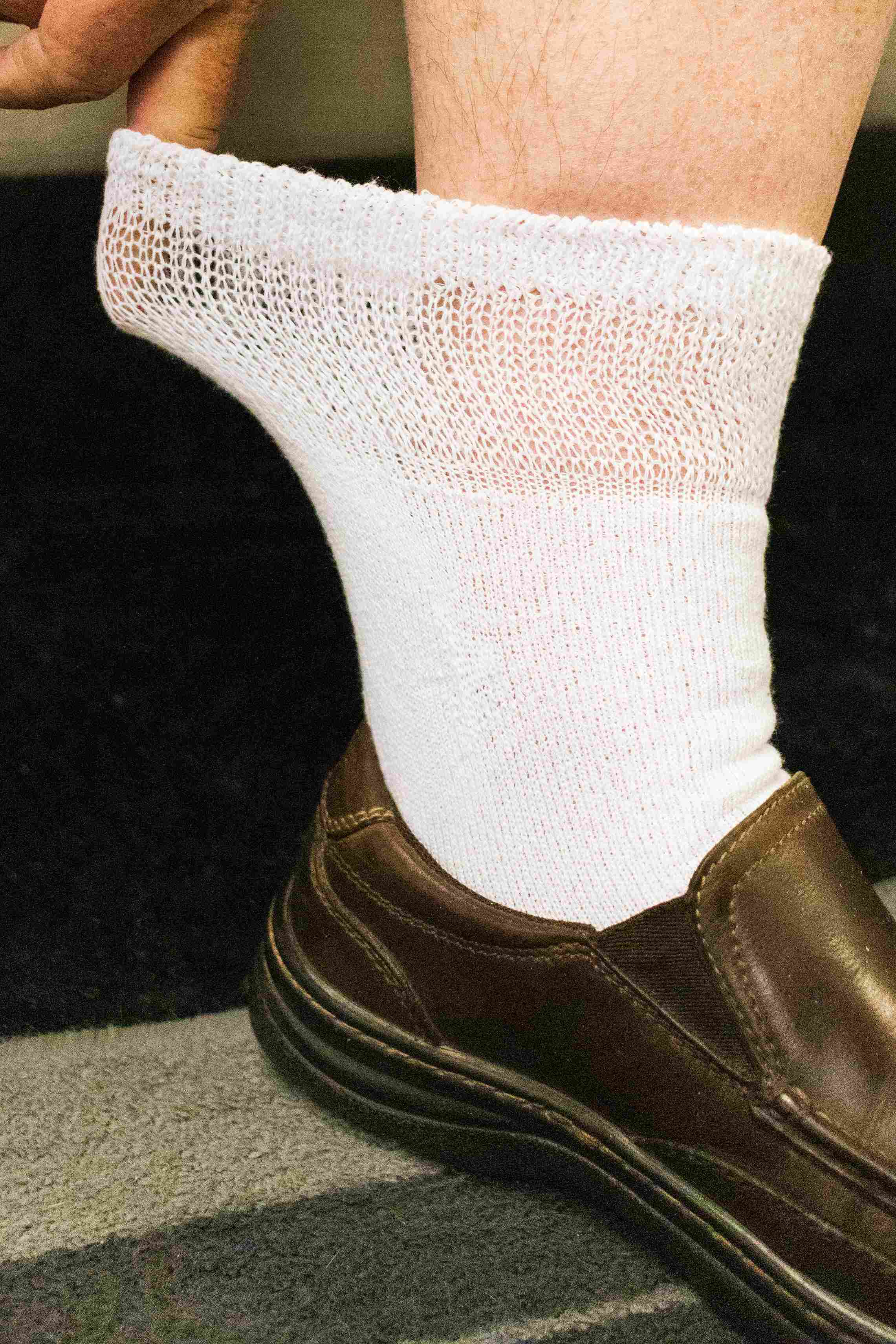 DSC Men's Cotton Diabetic Ankle Socks (Assorted) — lifestyle context