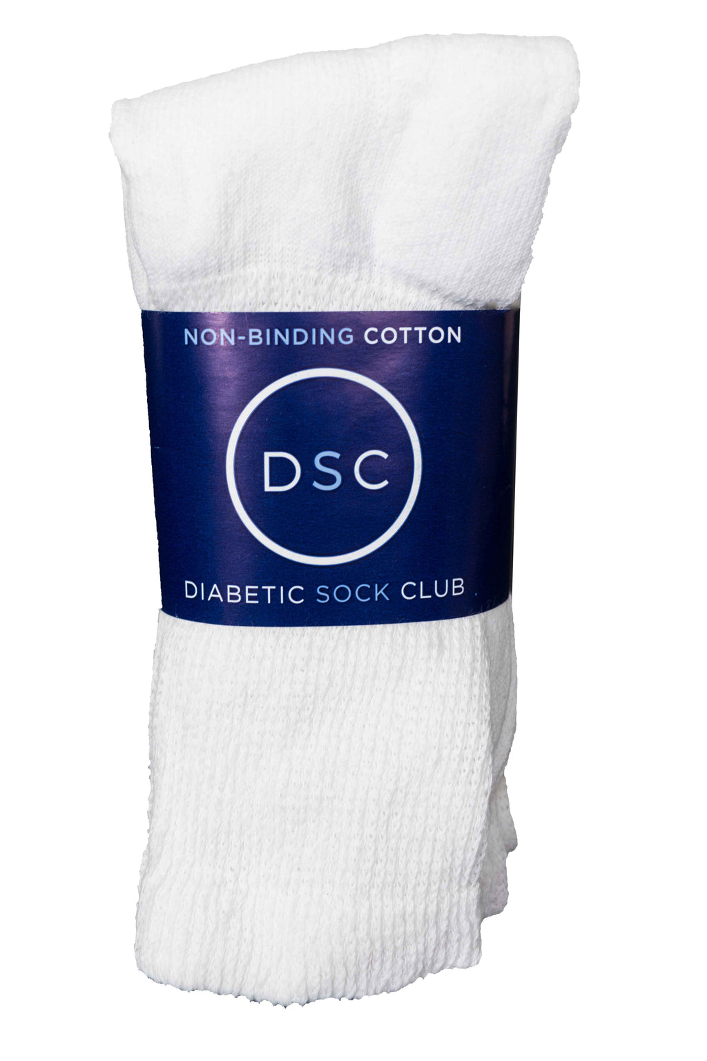 DSC Women's Cotton Diabetic Crew Socks (Assorted) — fabric or material detail