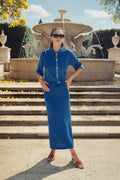 profile-nyc EYELET KNIT SKIRT — main product shot