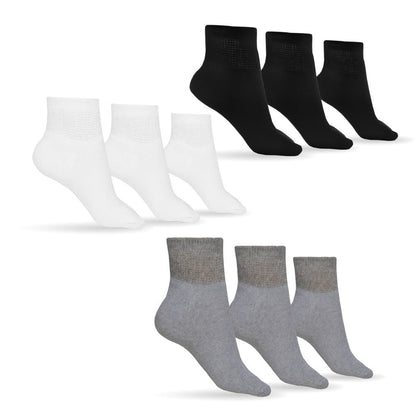 Women's Cotton Diabetic Ankle Socks (Assorted) — diabetic foot care by DSC