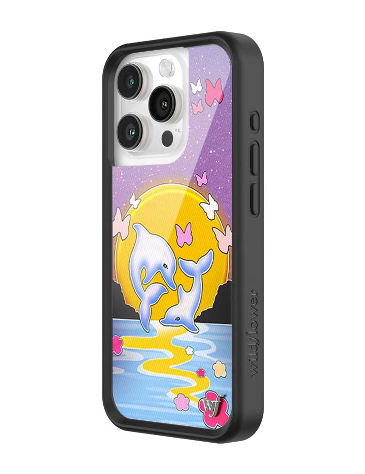 Wildflower Cases Dolphin Sunset iPhone Case — size reference