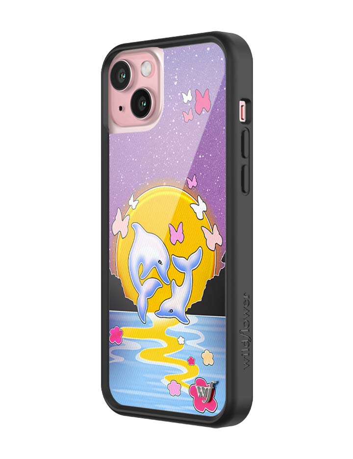 Wildflower Cases Dolphin Sunset iPhone Case — alternative angle
