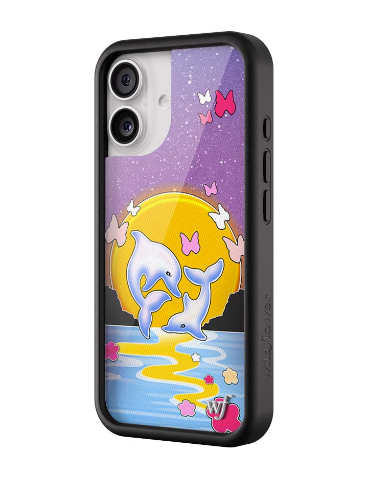 Wildflower Cases Dolphin Sunset iPhone Case — size reference