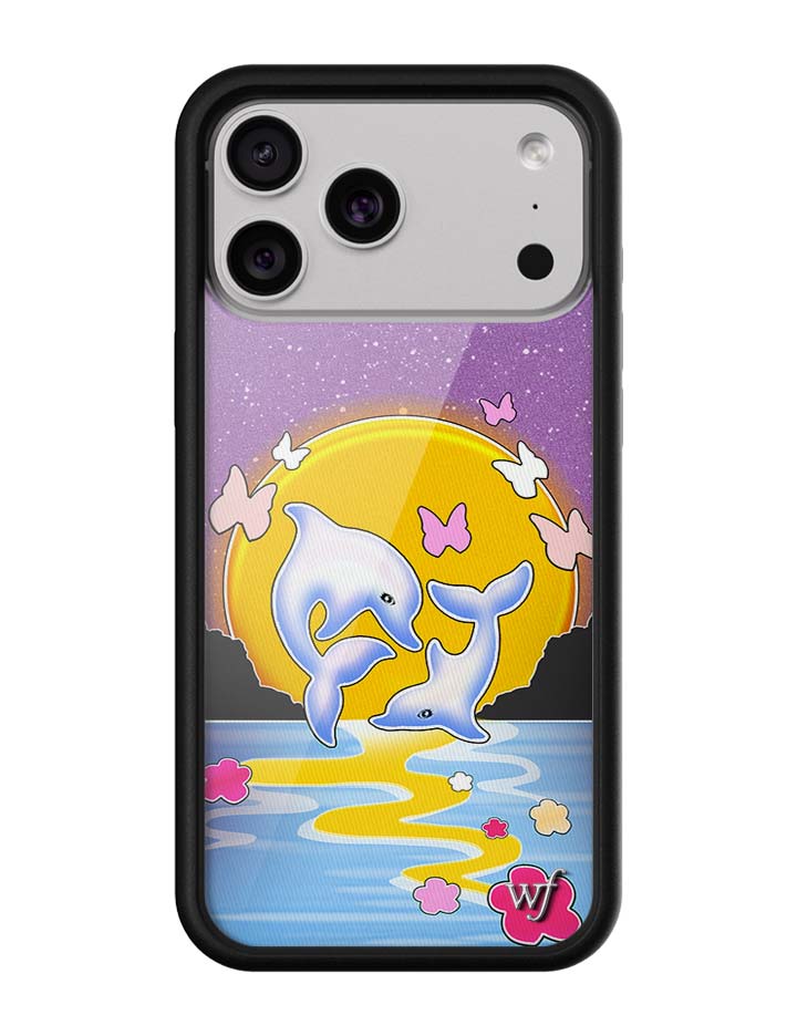 Wildflower Cases Dolphin Sunset iPhone Case — main product shot