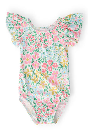 Daffodils S/S Flutter Sleeve Leotard