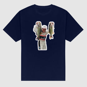 Dale Earnhardt Fishing Graphic Tee - Bass Angler & NASCAR Legend Shirt, Vintage Racing Apparel