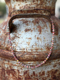 Wild Junkie Desert Sunset Shell Heishi Bead Necklace — main product shot