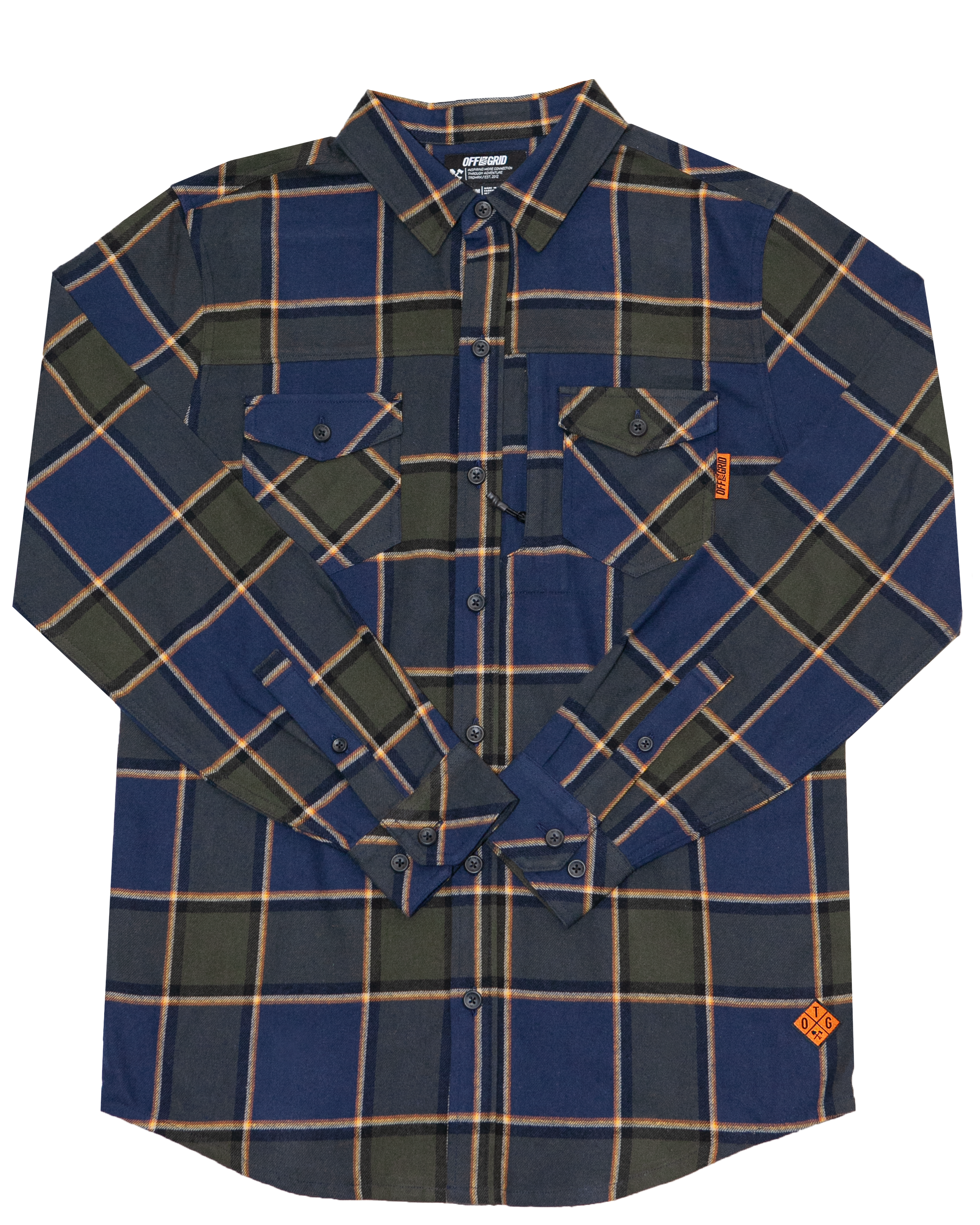 Off The Grid Surplus Destroyer Flannel — main product shot