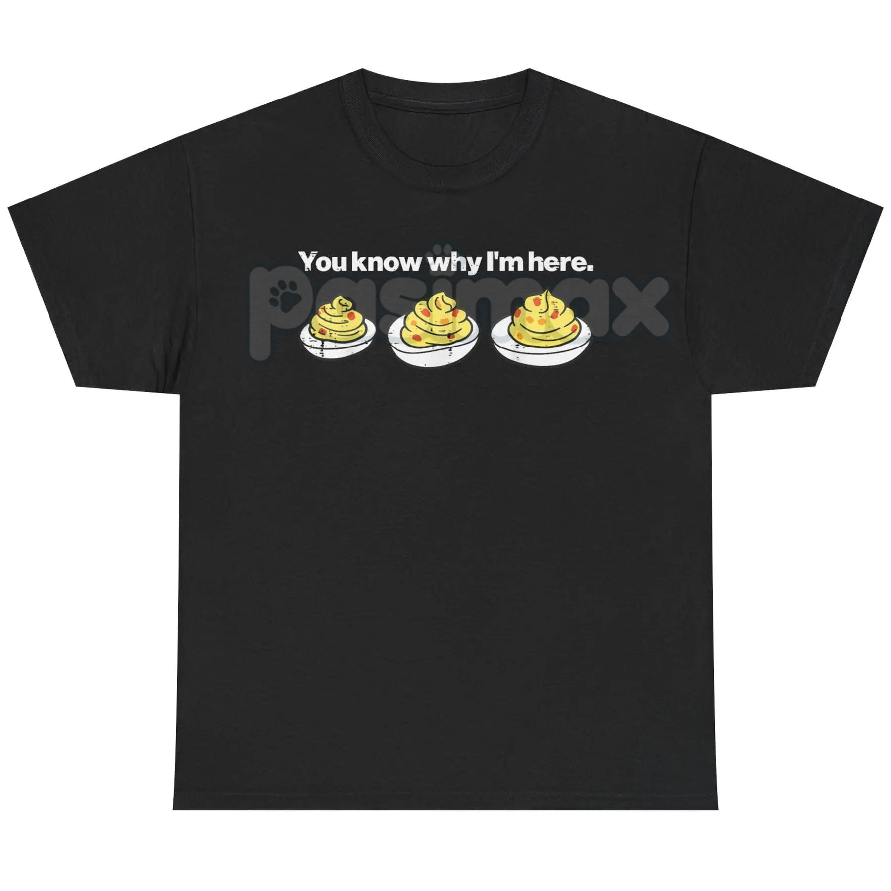 Pasimax Deviled Eggs MVP Thanksgiving T-Shirt - Holiday Feast Appreciation Tee, Unisex Cotton Appetizer Top — main product sh