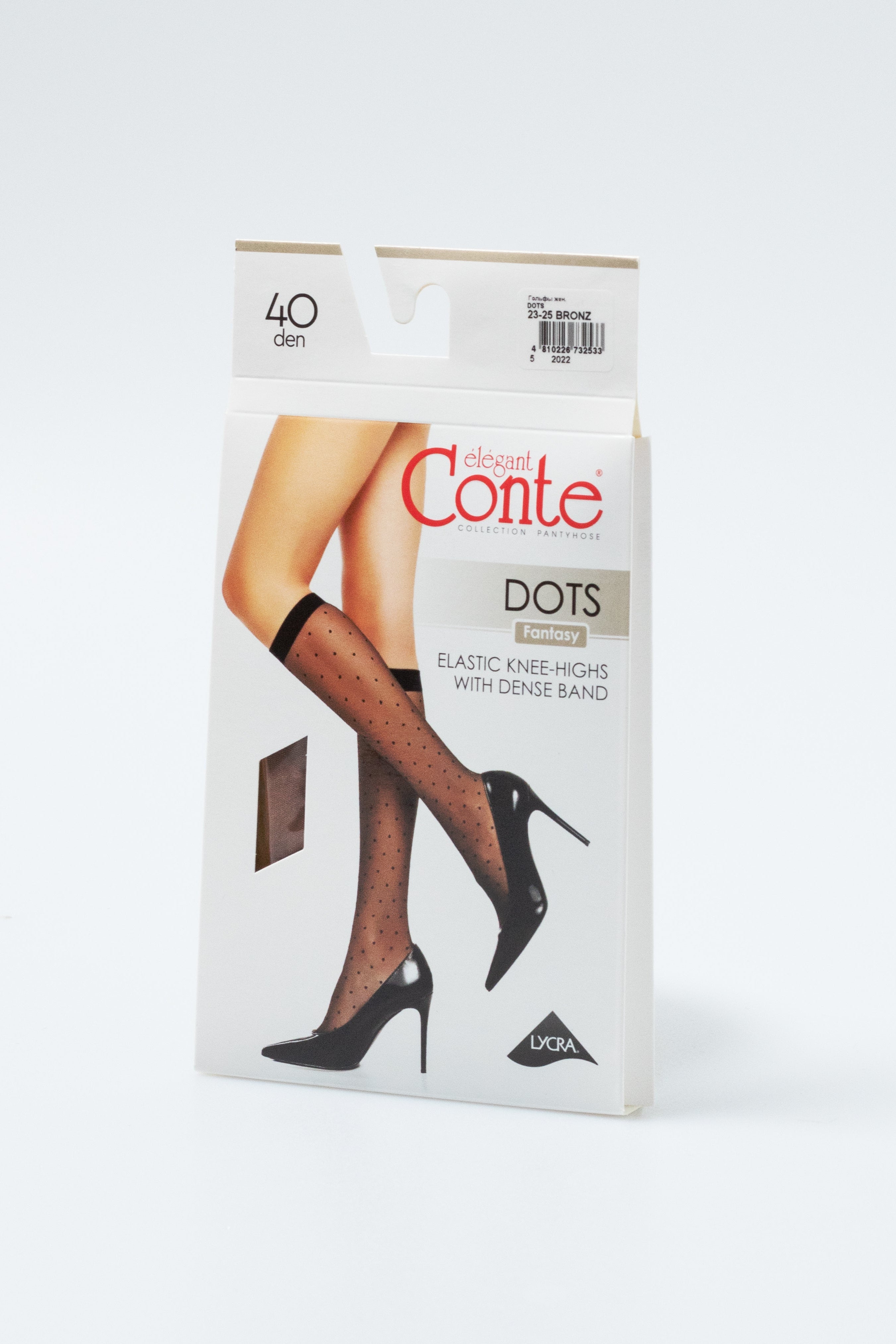 TheRanok.com Fantasy Knee Highs Conte Dots — fabric or material detail