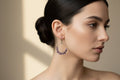 Just Neat Stuff Amethyst hoop drops — main product shot