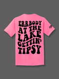 Luckless Outfitters Errbody Gettin Tipsy Tee — in-use photo