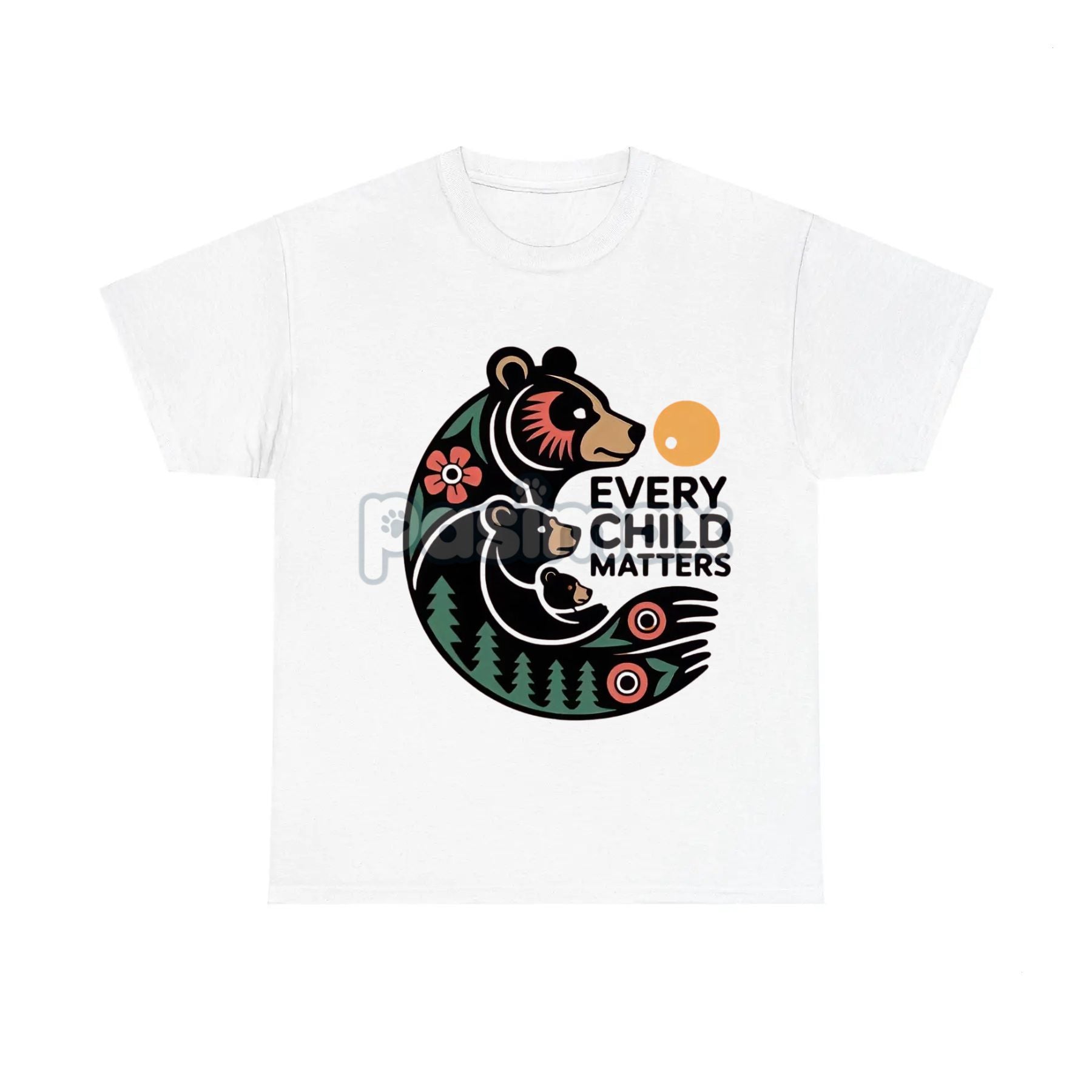Pasimax "Every Child Matters" Indigenous Shirt — main product shot